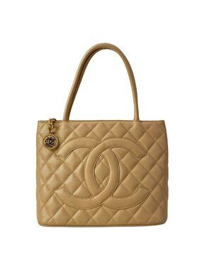 Chanel Tote Bag Reissue Beige Gold